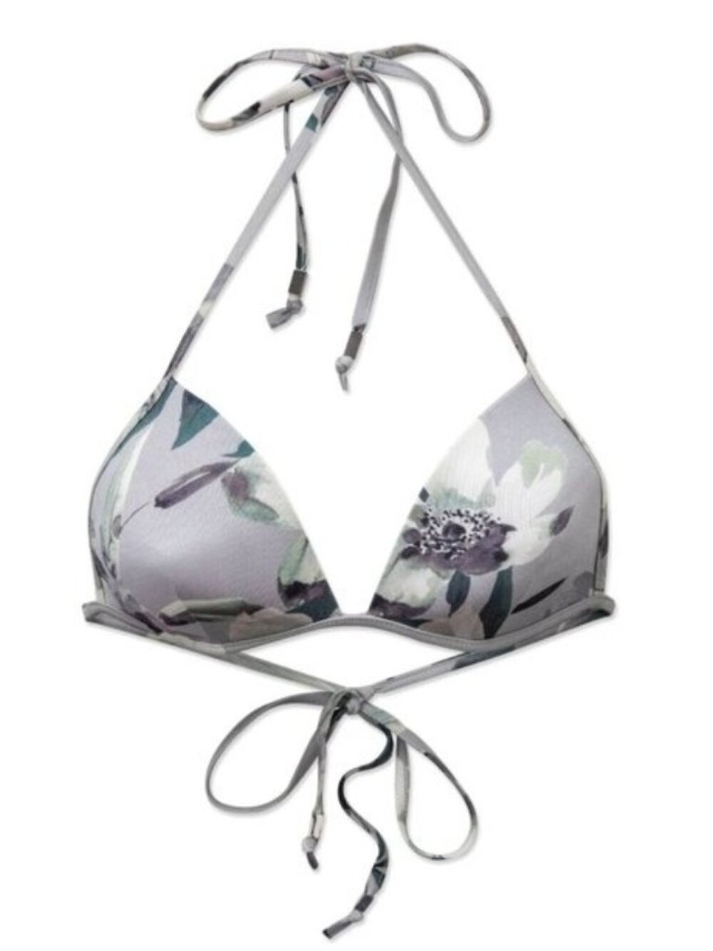 WET SWIMWEAR Luxe Yacht Elle Classic Bikini Top - S